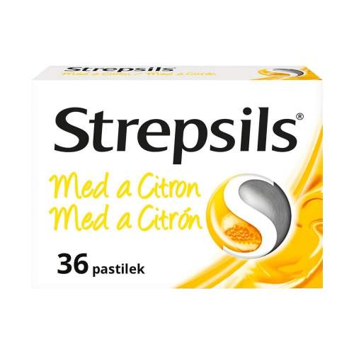 Reckitt STREPSILS Med a citron 0,6 mg 36 pastilek