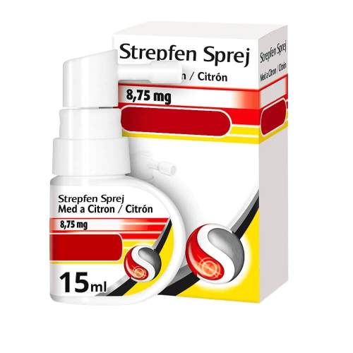 Reckitt Strepfen Spr.Med/Citron 8.75mg ústní sprej 15ml