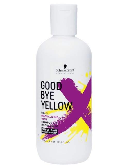 SCHWARZKOPF Good Bye Yellow Shampoo 300ml Pro neutralizaci žlutých tónů