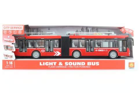 Lamps Trolejbus kloubový červený na baterie
