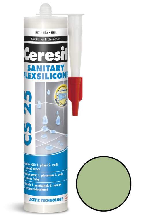 Ceresit CS 25 280 ml silikon sanitár kiwi
