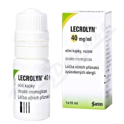 Lecrolyn 40 mg-ml oph. gtt. sol. 1x10ml