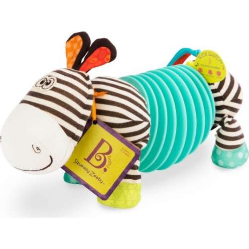 B-toys Tahací harmonika zebra