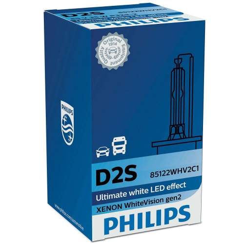 Philips D2S White Vision 85122WHV2C1 P32d-2