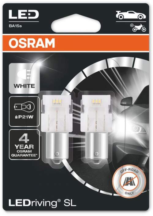 OSRAM LEDriving 7506DWP-02B P21W 12V BA15s 6000K