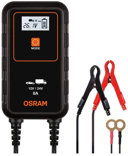 Osram 908 automatická nabíječka baterií 12V/24V 8A Start/Stop OEBCS908