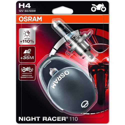 OSRAM H4 64193NR1-02B NIGHT RACER 110, 60/55W, 12V, P43t duo blistr