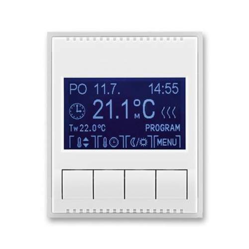 ABB Element,Time termostat pokojový bílá/ledová bílá 3292E-A10301 01 programovatelný