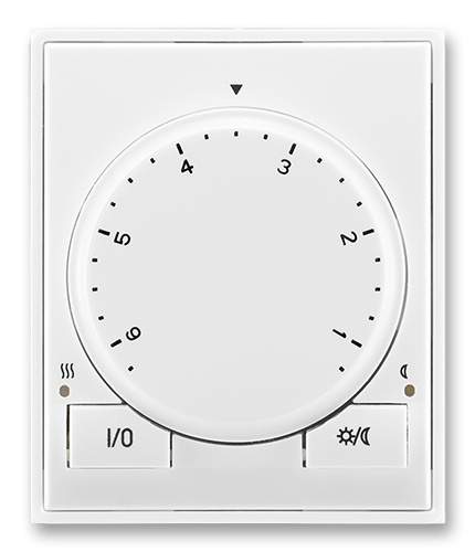 ABB Element,Time termostat bílá/ledová bílá otočný 3292E-A10101 01