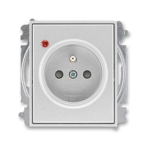 ABB Time,Time Arbo zásuvka titanová 5599E-A02357 08 s přepěťovou ochranou