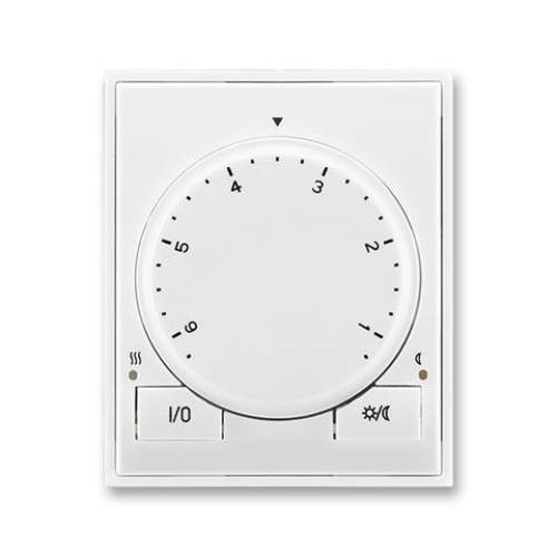 ABB Time, Time Arbo termostat otočný 3292E-A10101 03 bílá/bílá