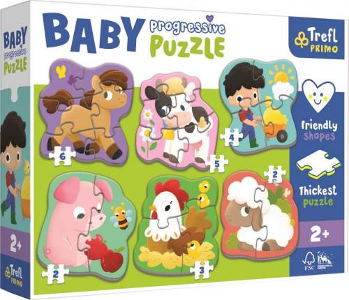 TREFL Baby puzzle Farma 6v1