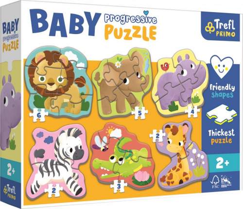 TREFL Baby puzzle Safari 6v1