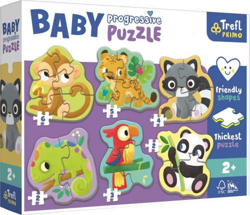 TREFL Baby puzzle V lese 6v1