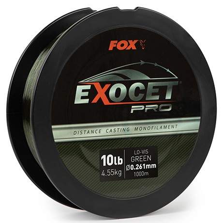 Fox Vlasec Exocet Pro 1000m Nosnost: 10lb/4,5kg, Průměr: 0,261mm