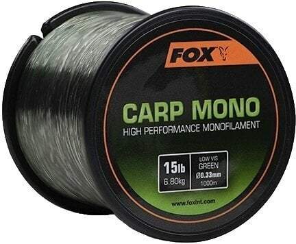 Fox vlasec Carp Mono Zelená 1000m 0,35mm 18lb