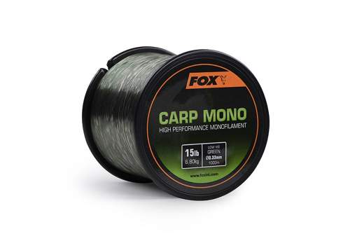 Fox Vlasec Carp Mono Low-Vis Green 1000m 20lb 0,38mm