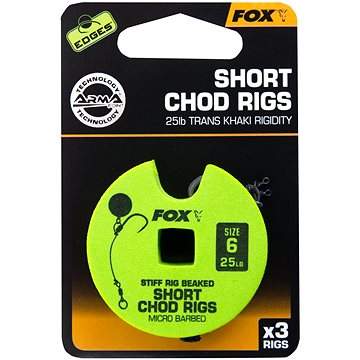 Fox Edges Stiff Short Chod Rig Pop-Up