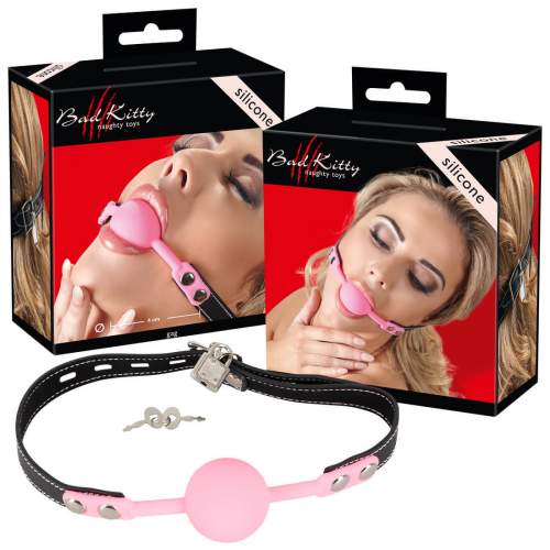 Bad Kitty Cuffs with Gag Ball