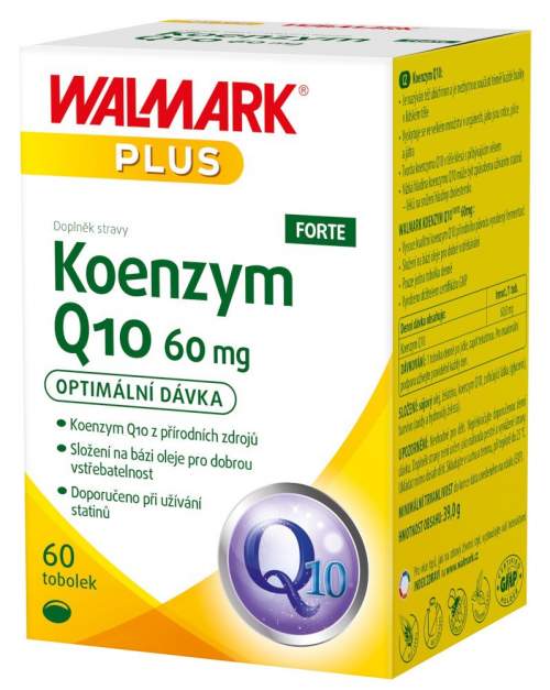Walmark Koenzym Q10 FORTE 60 mg 60 tobolek