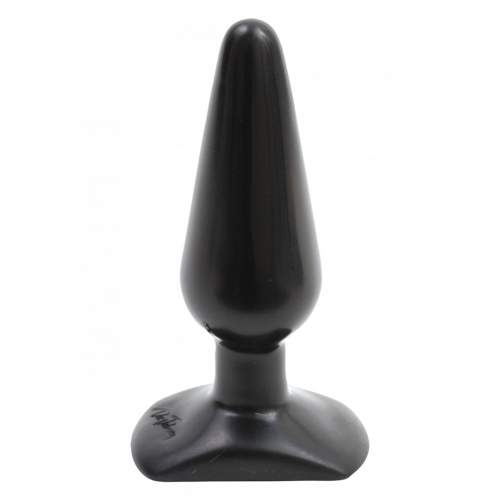 Doc Johnson Butt Plugs Smooth Classic Medium Black, černý 13,5 x 4,3 cm