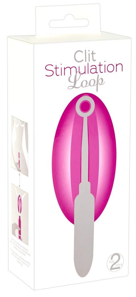 You2Toys Loop - metal clitoral vibrator (silver-pink)
