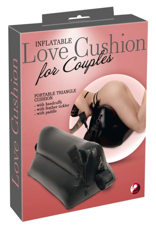 You2Toys Love Cushion - inflatable sex pillow set (black)