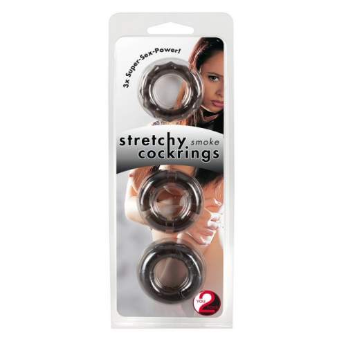 Stretchy Cock Rings smoke You2Toys