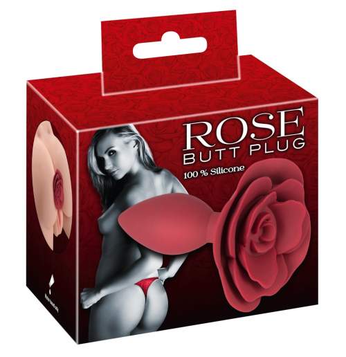 You2Toys Rose - silicone anal dildo (red)