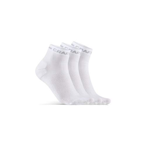 CRAFT ponožky CORE DRY MID bílá 40–42