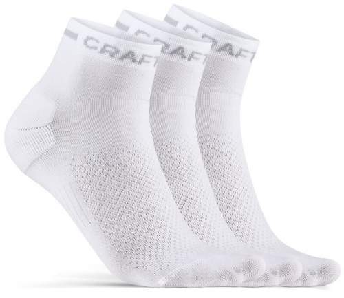 CRAFT ponožky CORE DRY MID bílá 37–39