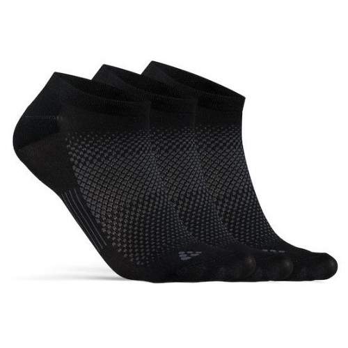CRAFT CORE Ponožky Dry Footies 3-pack černá 40-42