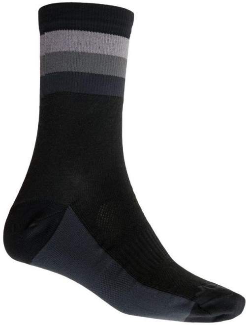 Sensor Ponožky Coolmax Summer Stripe černá/šedá 35-38