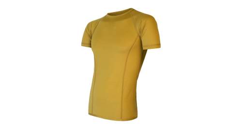Pánské funkční tričko SENSOR Merino Air mustard Barva: žlutá, Velikost: XXL