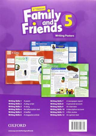 Oxford University Press Tamzin Thompson: Family and Friends: Level 5: Writing Posters