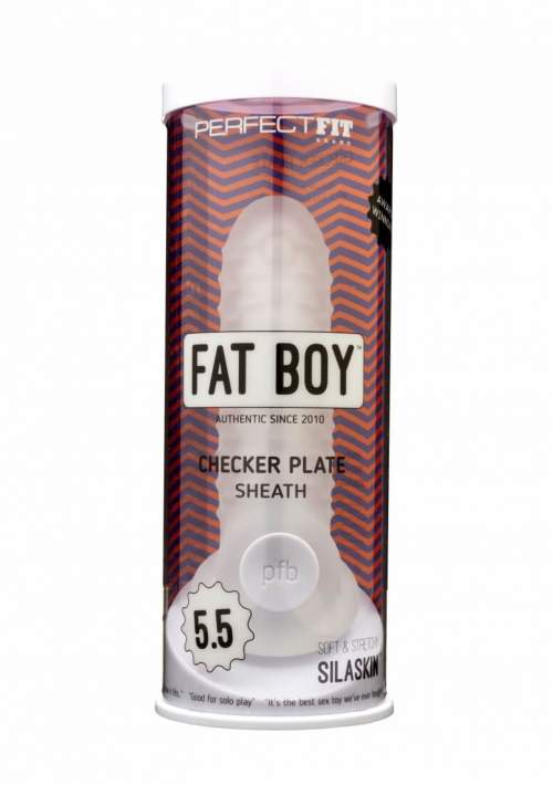 Fat Boy Checker Box Sheath 5,5 Inch - clear