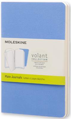 Moleskine - zápisníky Volant 2 ks - čisté, modré S