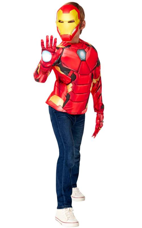 Avengers: Iron Man - triko s vycpávkami a maska