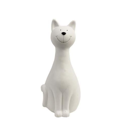 Morex Porcelánová kočka, 19 cm