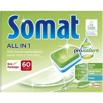 SOMAT Tablety do myčky ProNature Eco Mega 60 ks