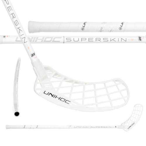 UNIHOC Epic Superskin Pro 26 White, 96cm, Levá ruka dole