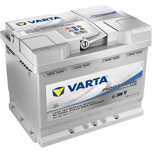 VARTA Professional Dual Purpose AGM 12V 60Ah 680A LA60