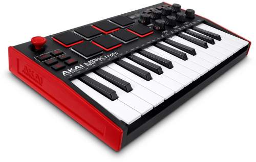AKAI MPK Mini MK3 Control keyboard Pad controller MIDI USB Black  Red