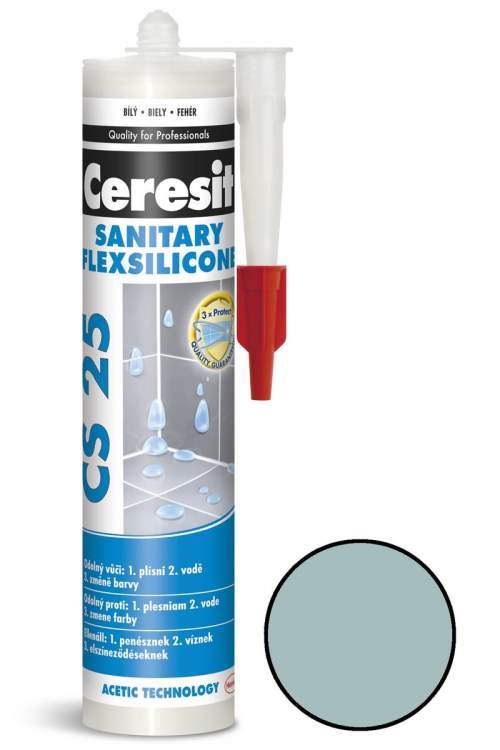 Ceresit CS 25 - 280 ml silikon sanitár icy glow