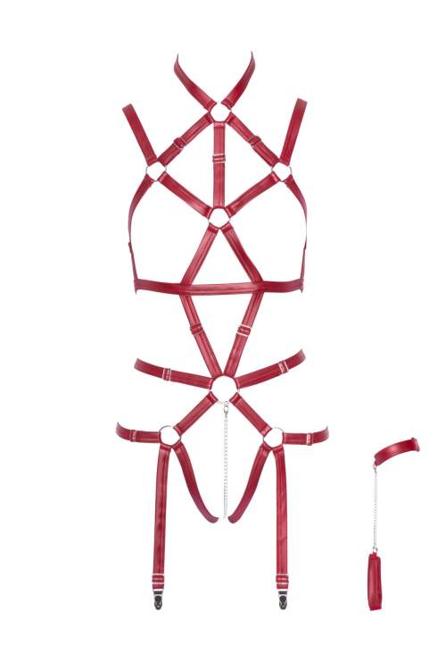 Bad Kitty - full shape strap body (red)
