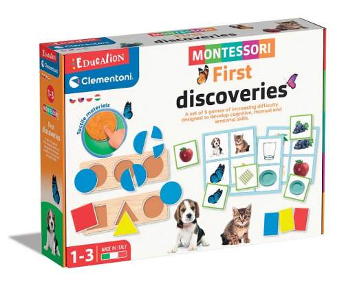 Clementoni Montessori první objevy