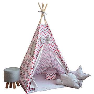 BabyTýpka Cikcak red grey