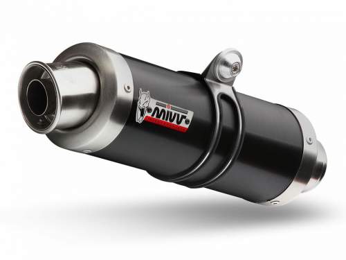 Mivv GP Black Stainless Steel pro Honda CBR 250 R (2011 > 2014) (H.047.LXB)