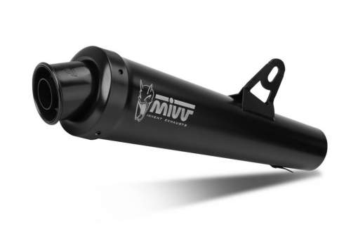 Mivv X-Cone Black Stainless Steel pro Suzuki Gladius (2009 > 2015) (S.035.LC3B)