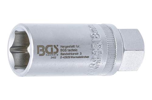 BGS technic - Klíč na svíčky 18 mm 1/2" s pružinou- BGS 2402